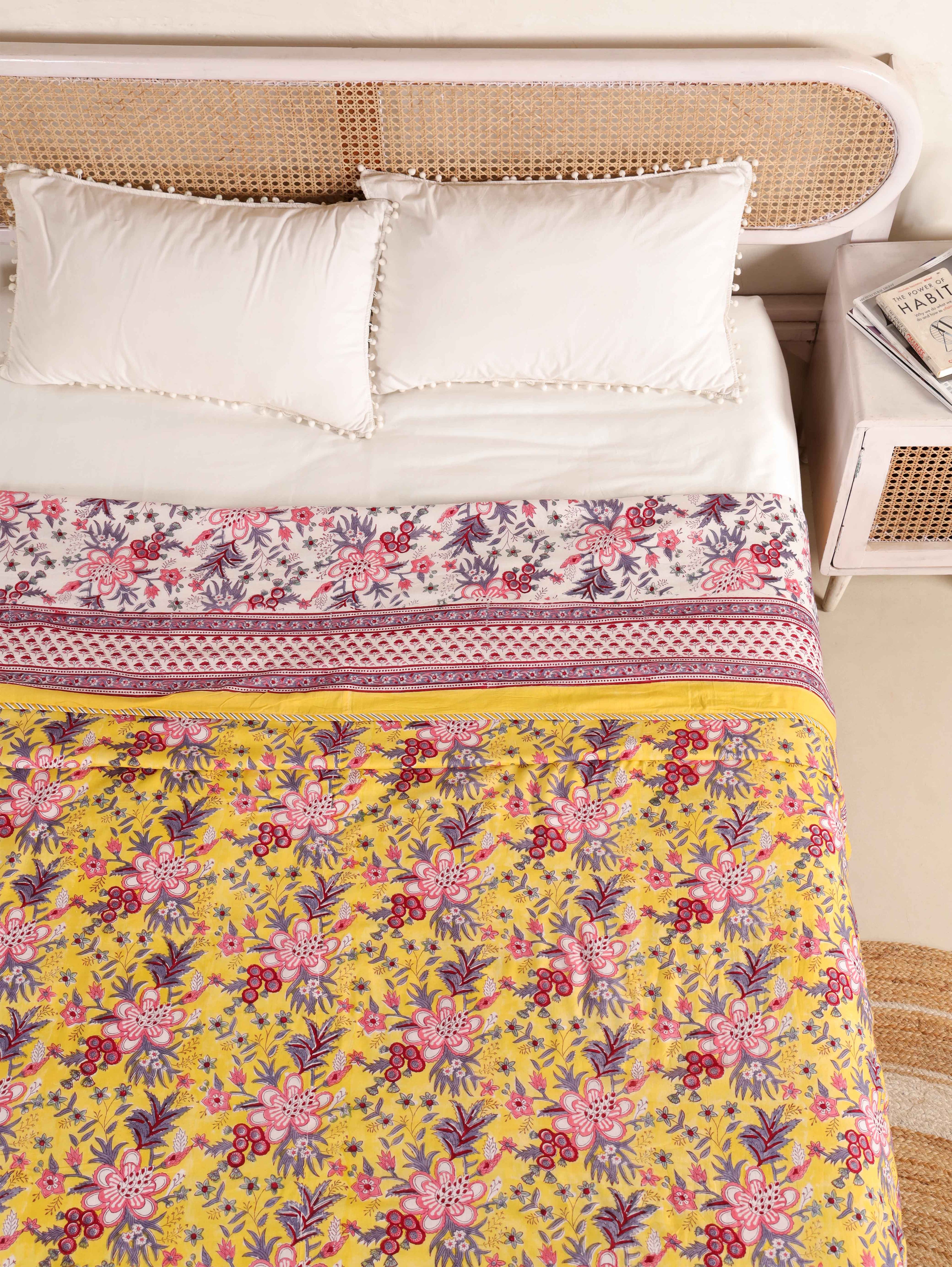 Premium Cotton Hand Block Print Reversible Dohar