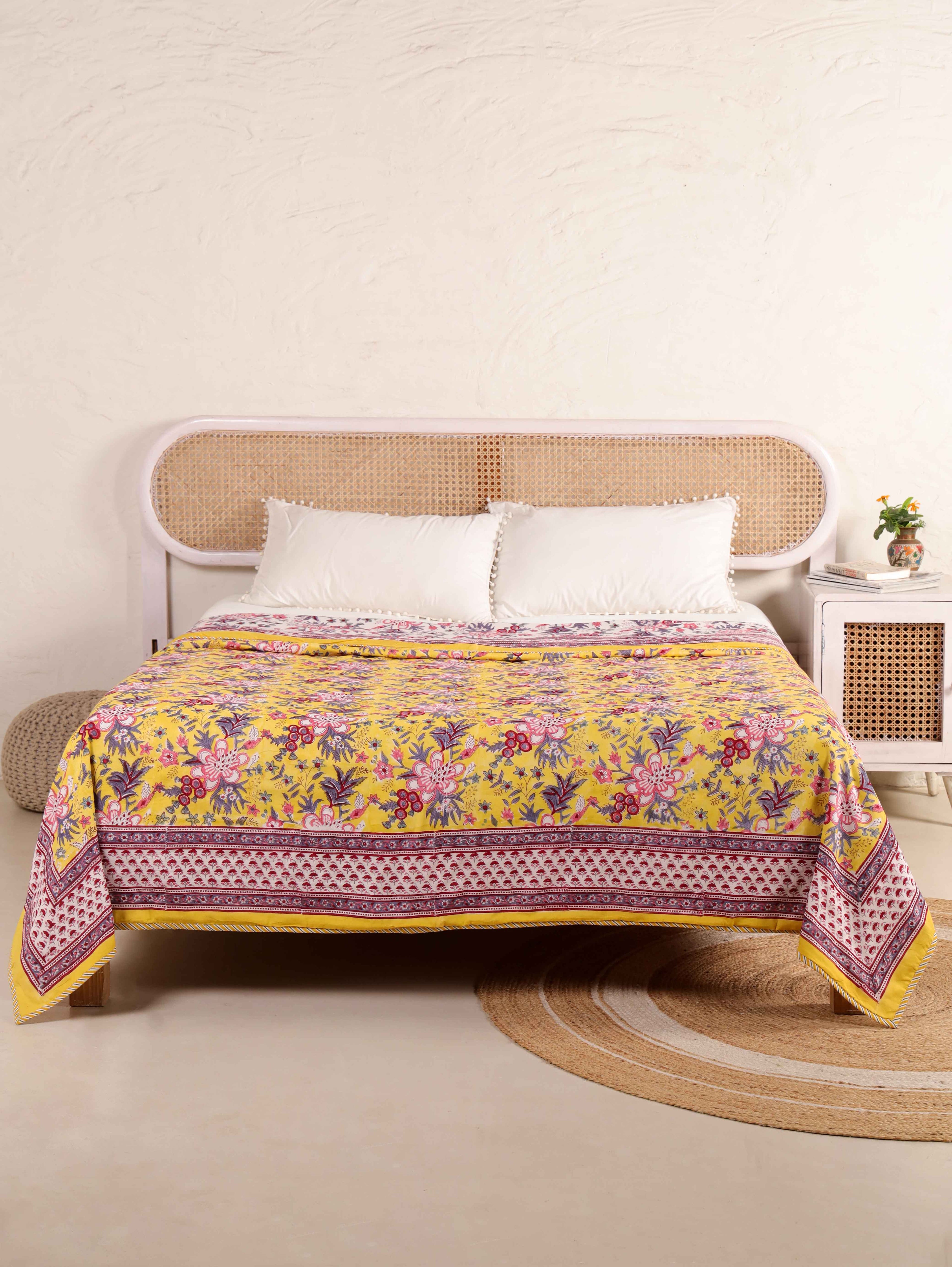 Premium Cotton Hand Block Print Reversible Dohar