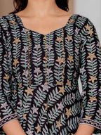 Hand Block Printed Cotton Long Dress -the heritage