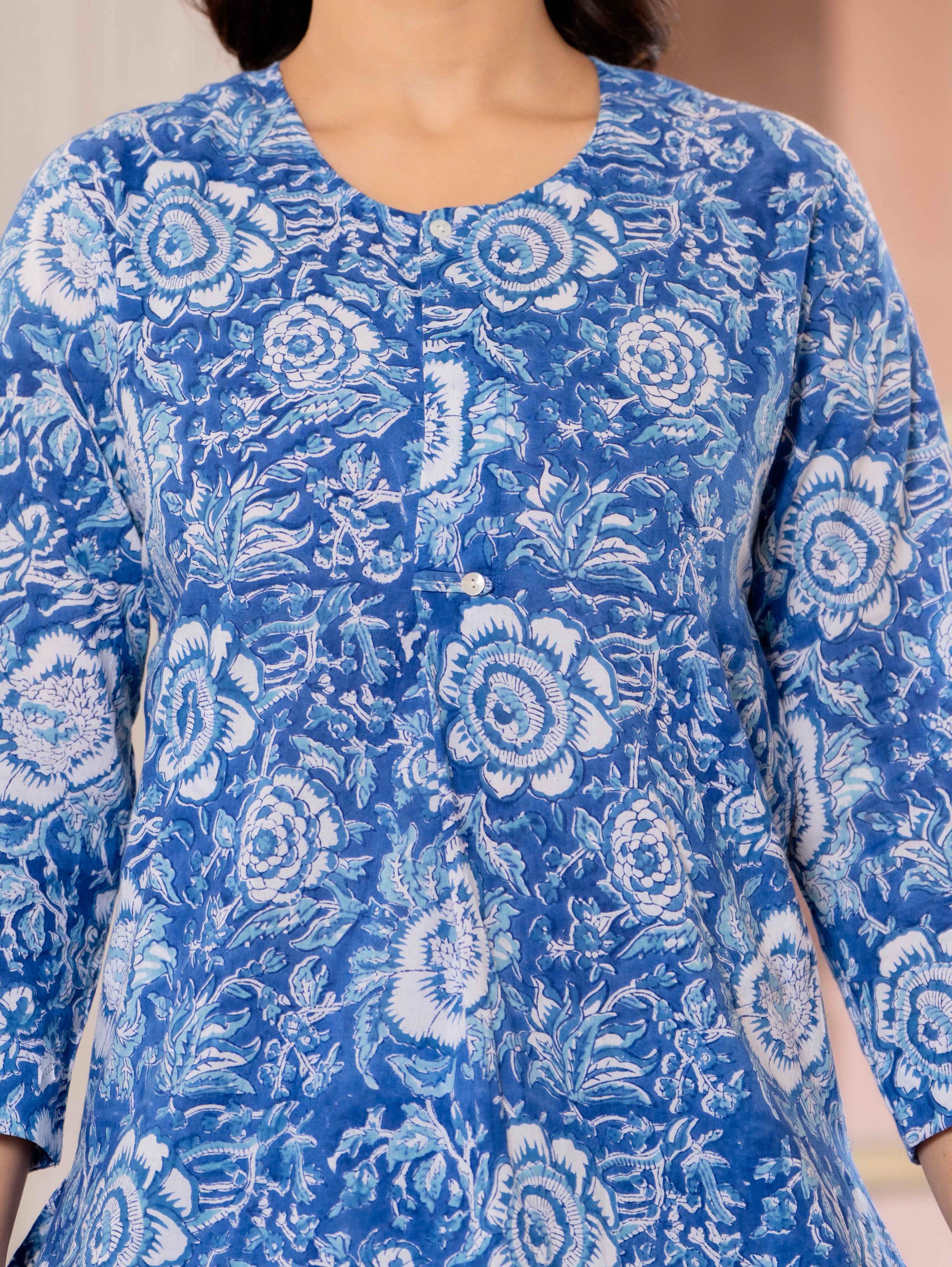 Timeless elegance Block Print Co-ord Set