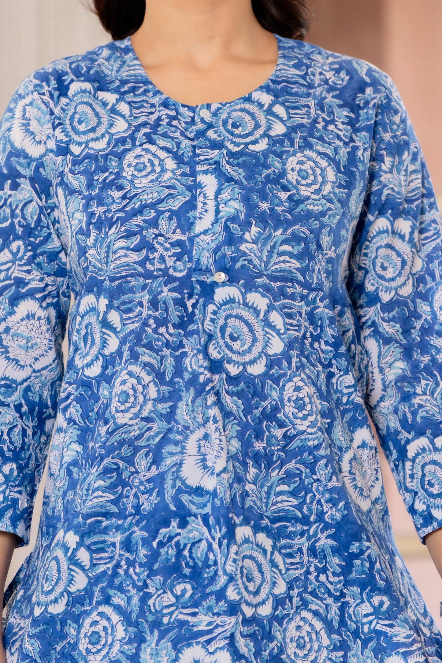 Timeless elegance Block Print Co-ord Set