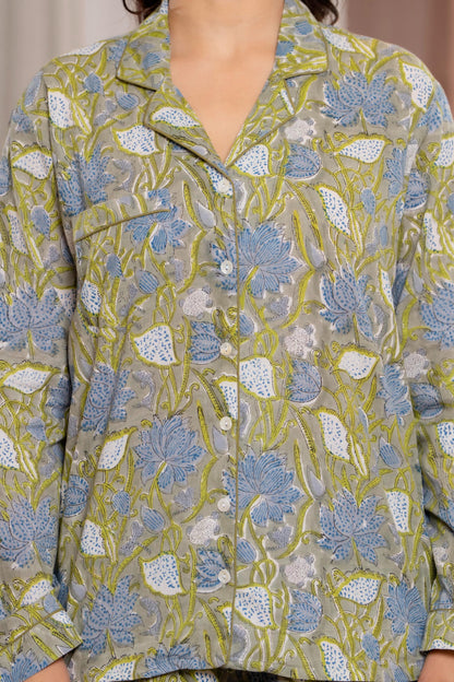 Timeless elegance Block Print Co-ord Set