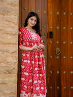Hand Block Printed Cotton Long Dress -the heritage