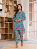 Timeless elegance Block Print Co-ord Set