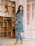 Timeless elegance Block Print Co-ord Set