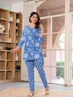 Timeless elegance Block Print Co-ord Set