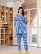 Timeless elegance Block Print Co-ord Set