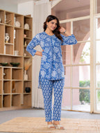 Timeless elegance Block Print Co-ord Set