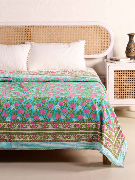 Premium Cotton Hand Block Print Reversible Dohar