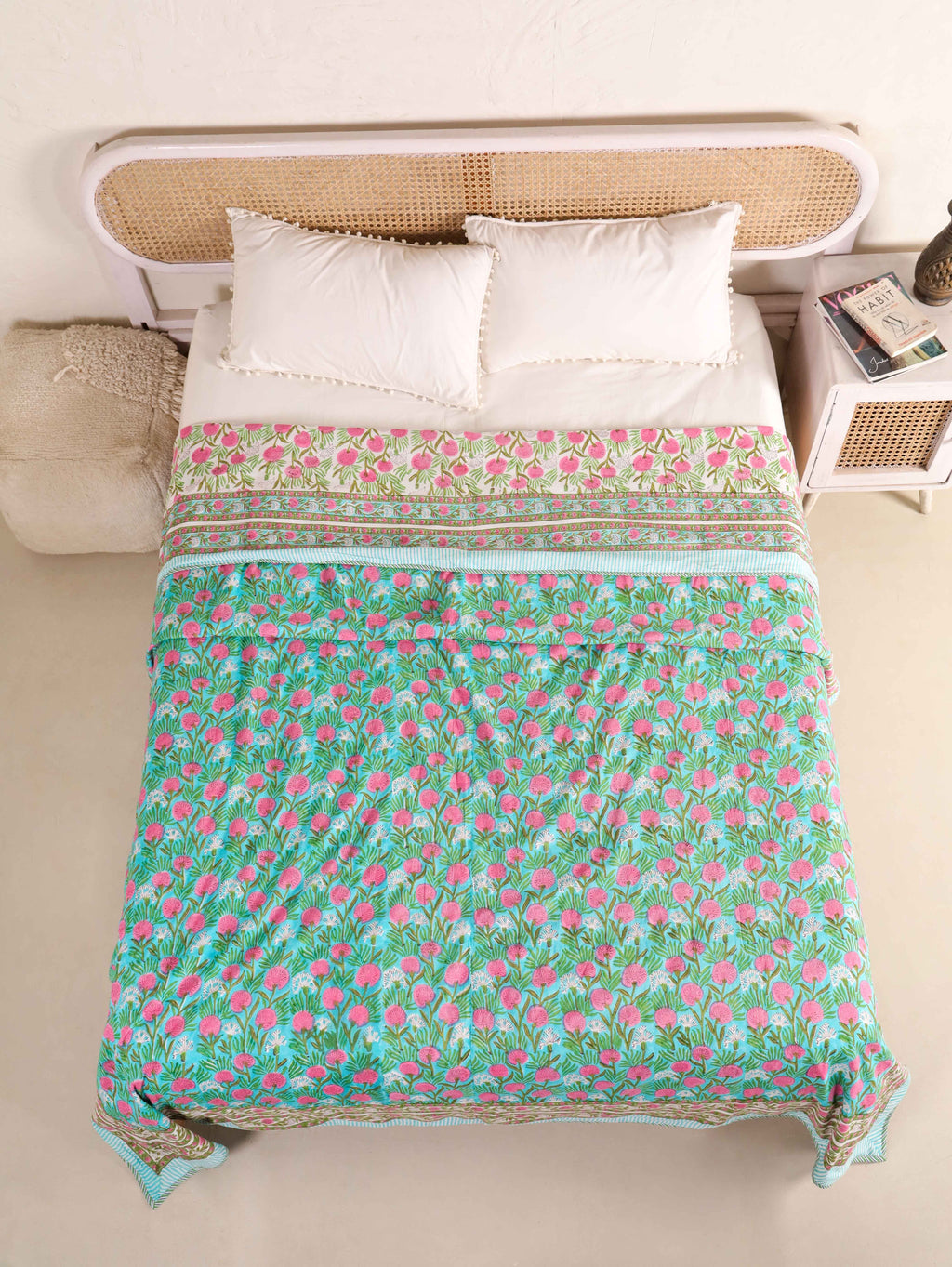 Premium Cotton Hand Block Print Reversible Dohar