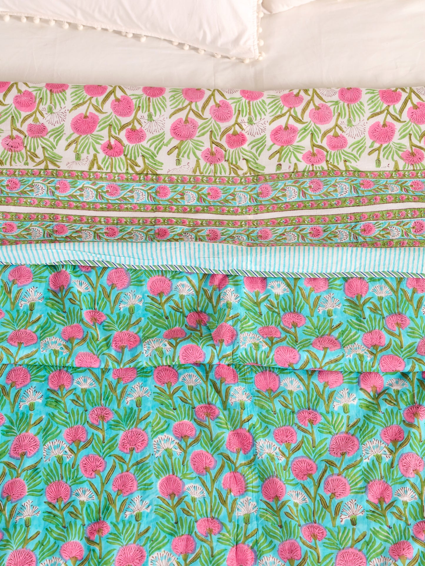 Premium Cotton Hand Block Print Reversible Dohar