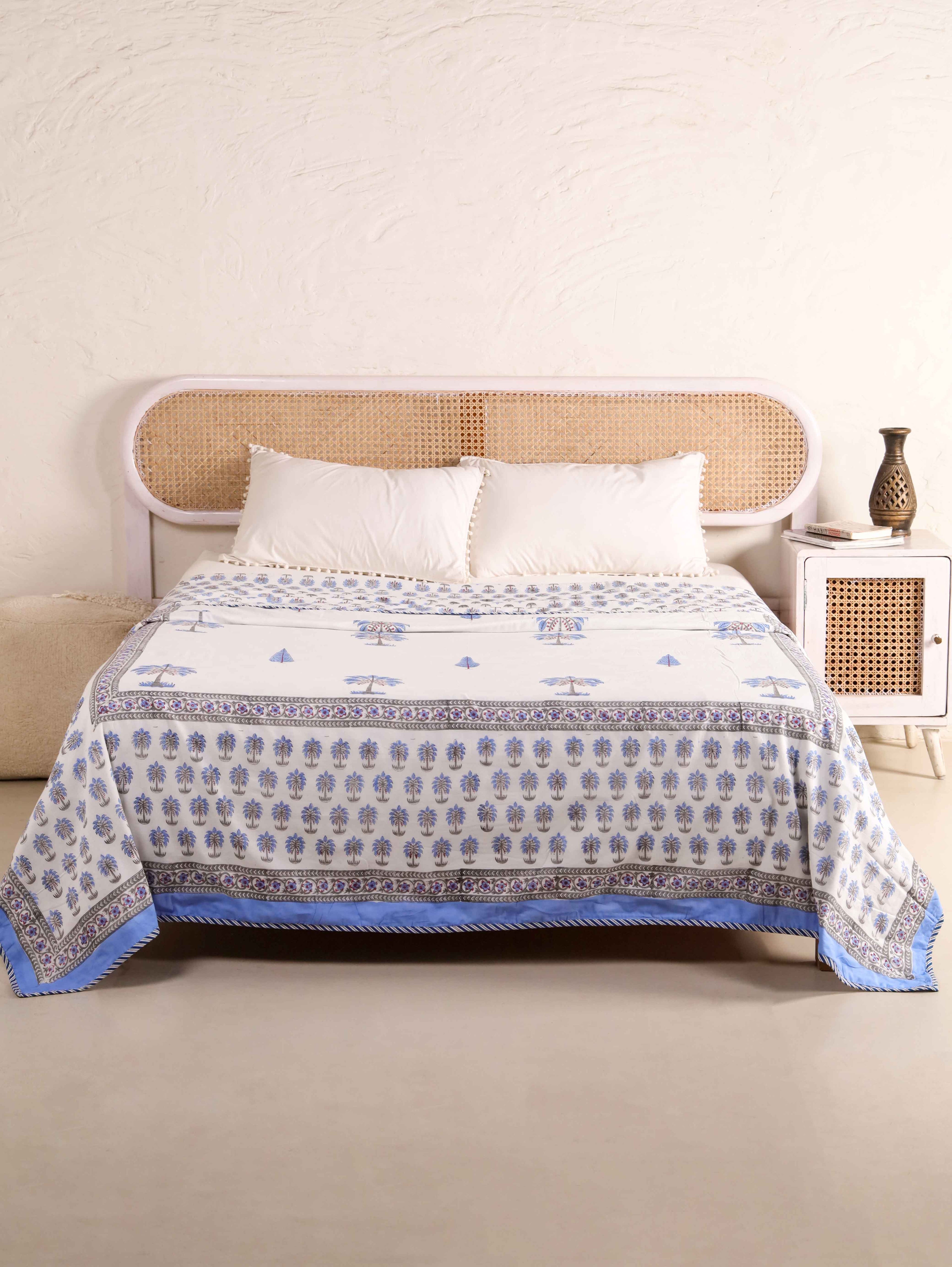 Premium Cotton Hand Block Print Reversible Dohar