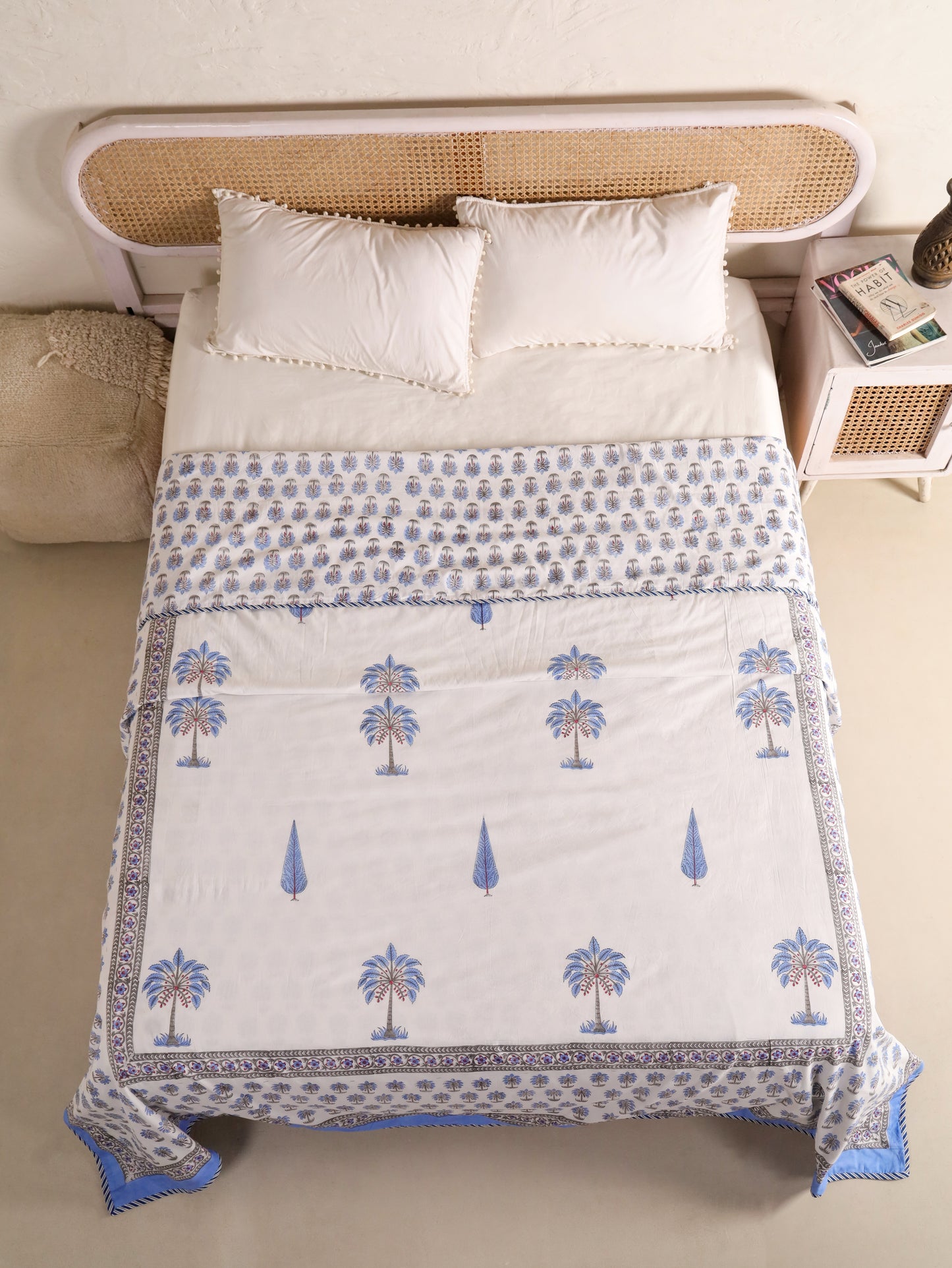 Premium Cotton Hand Block Print Reversible Dohar