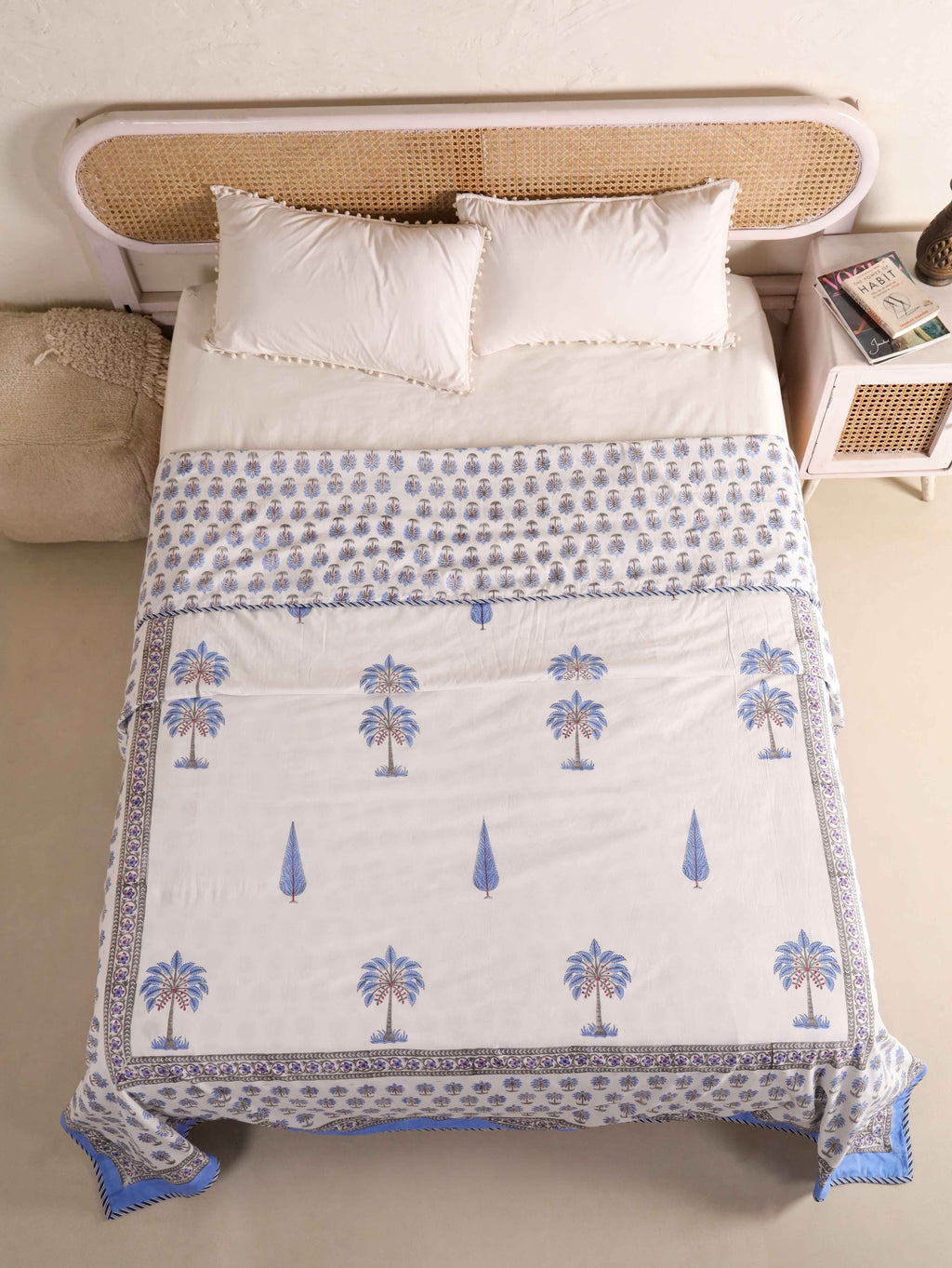 Premium Cotton Hand Block Print Reversible Dohar