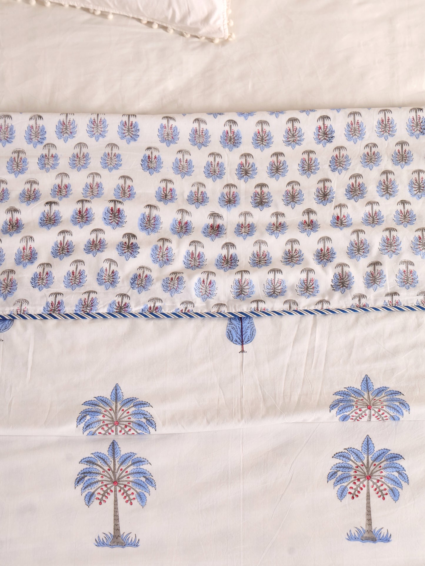 Premium Cotton Hand Block Print Reversible Dohar