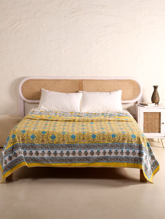 Premium Cotton Hand Block Print Reversible Dohar