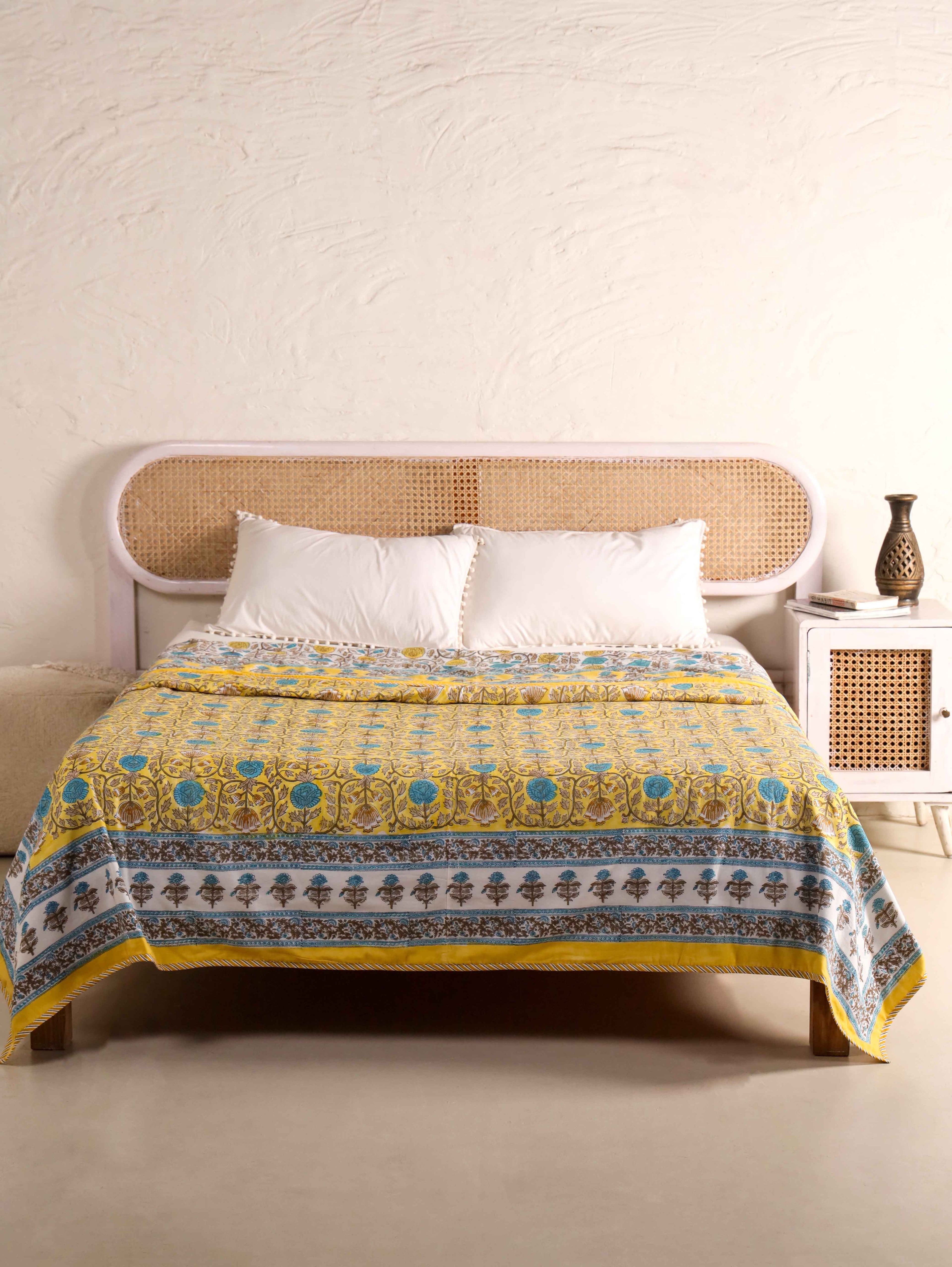 Premium Cotton Hand Block Print Reversible Dohar