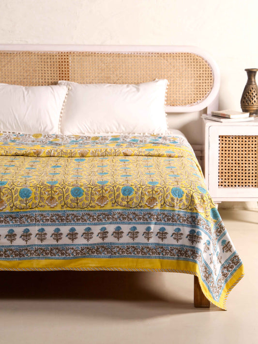 Premium Cotton Hand Block Print Reversible Dohar