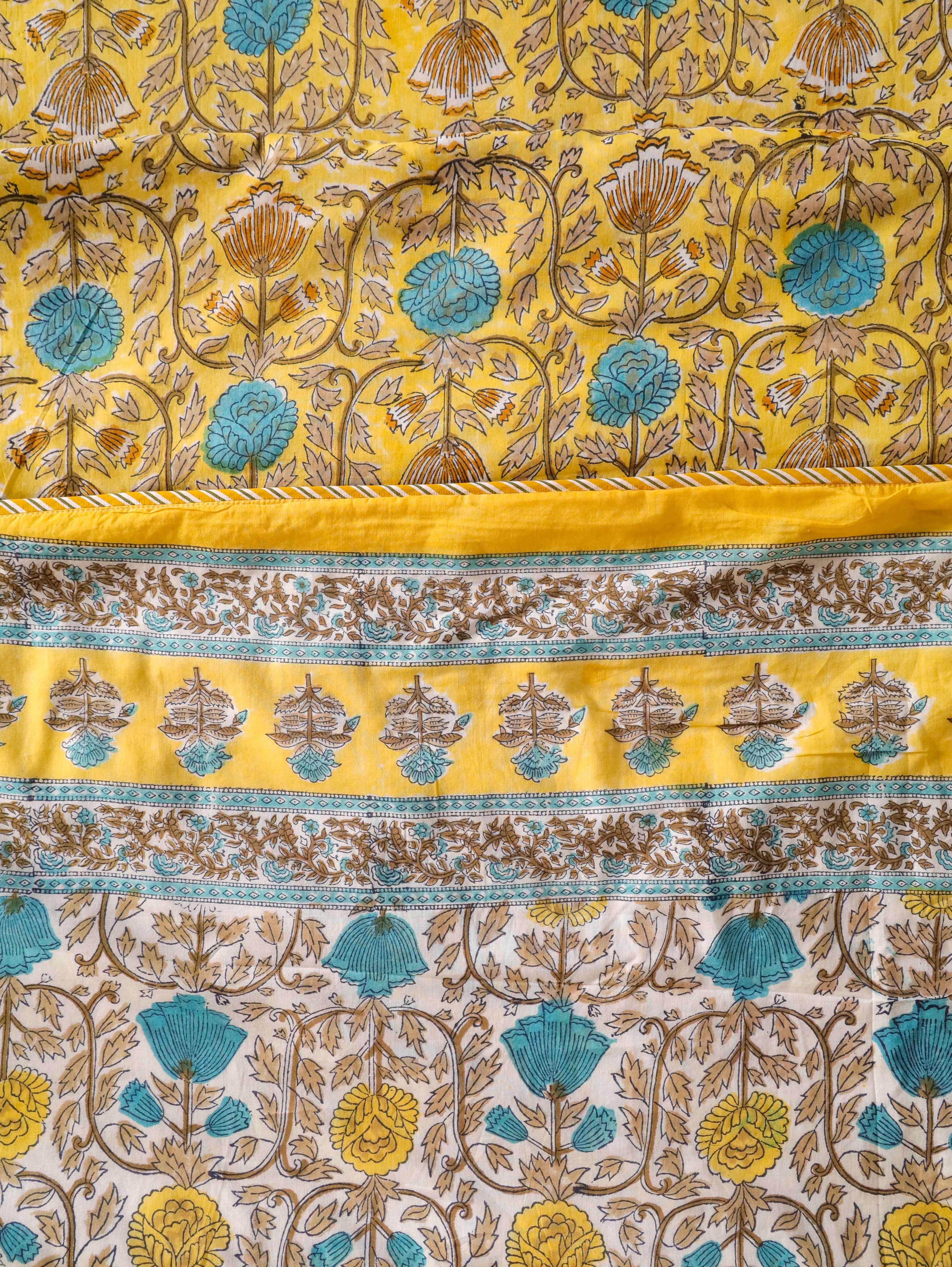 Premium Cotton Hand Block Print Reversible Dohar