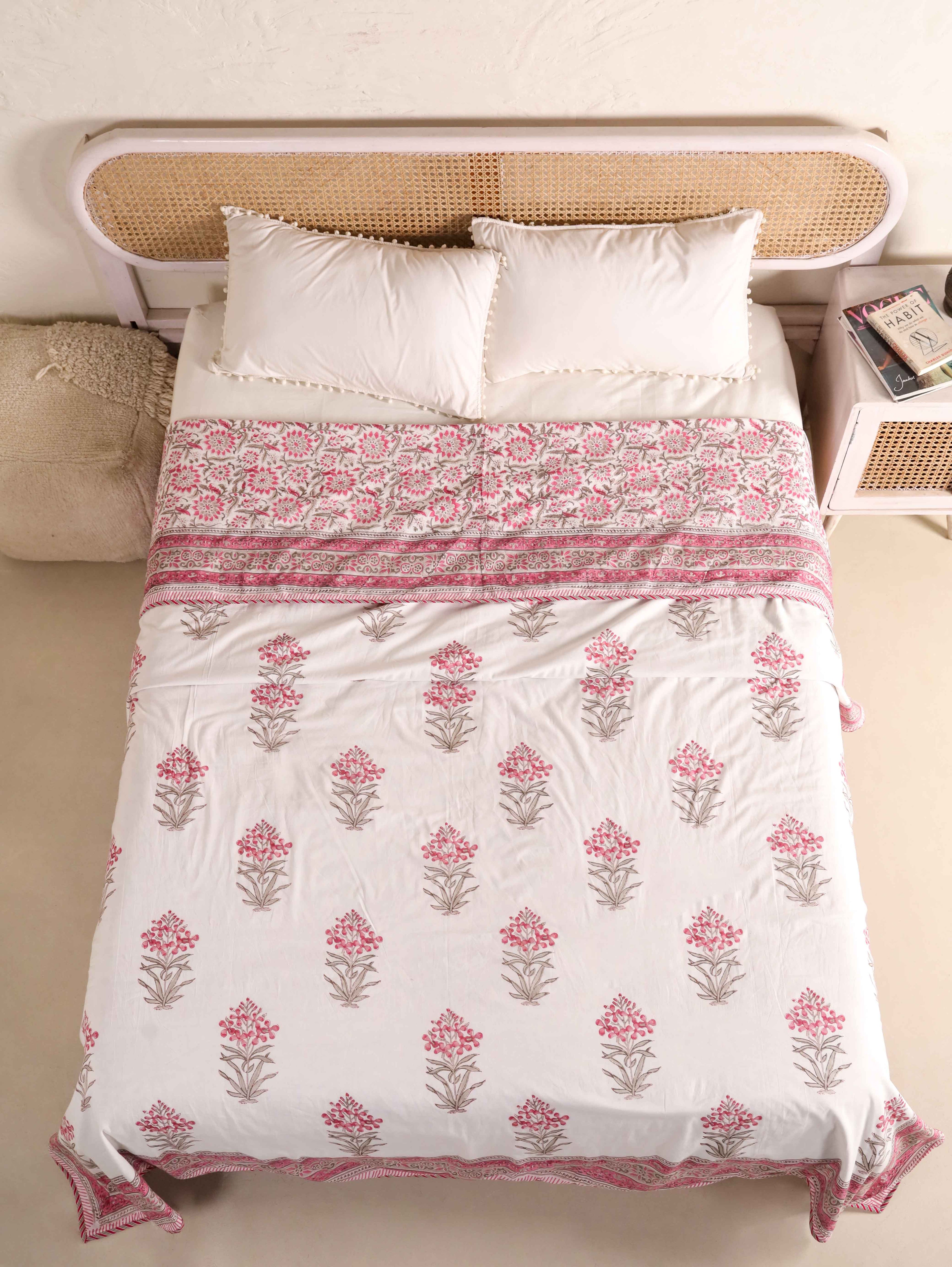 Premium Cotton Hand Block Print Reversible Dohar