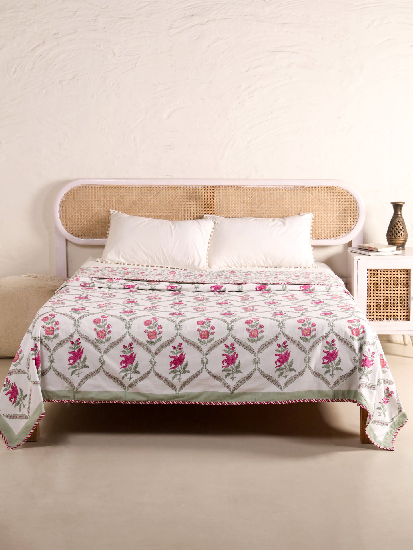 Premium Cotton Hand Block Print Reversible Dohar