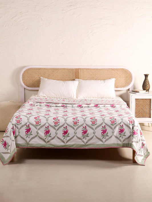 Premium Cotton Hand Block Print Reversible Dohar