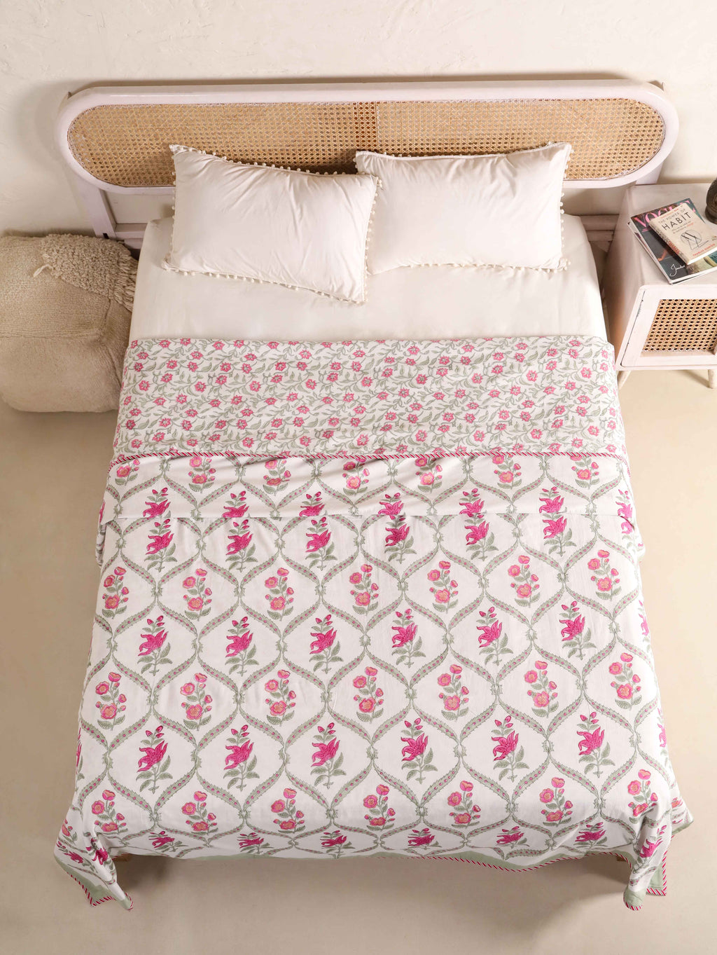 Premium Cotton Hand Block Print Reversible Dohar