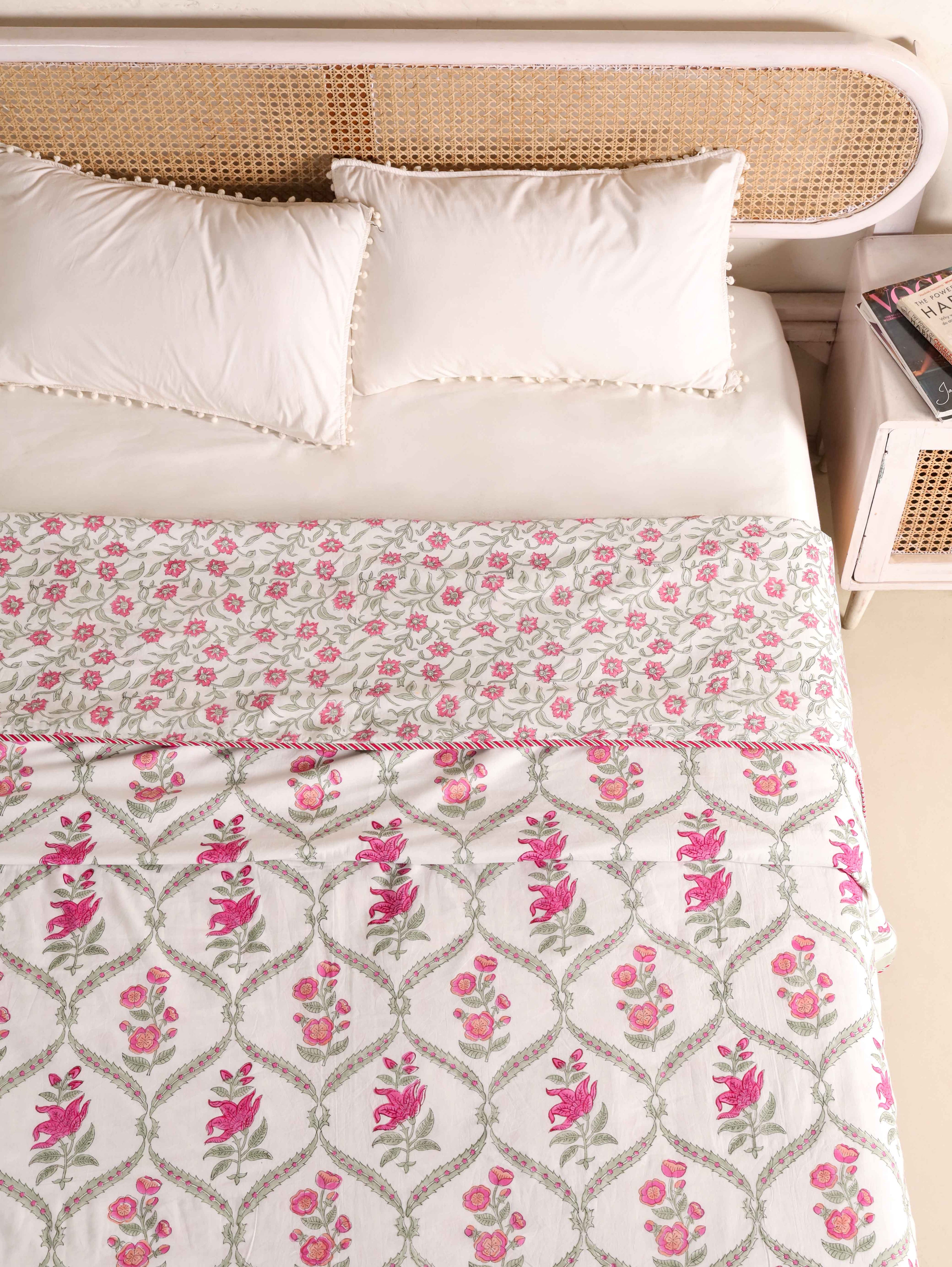 Premium Cotton Hand Block Print Reversible Dohar