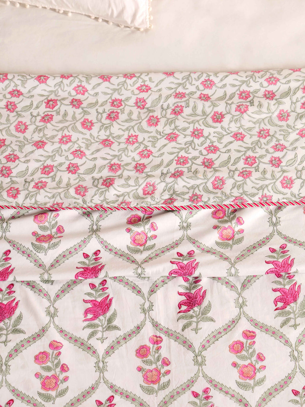 Premium Cotton Hand Block Print Reversible Dohar