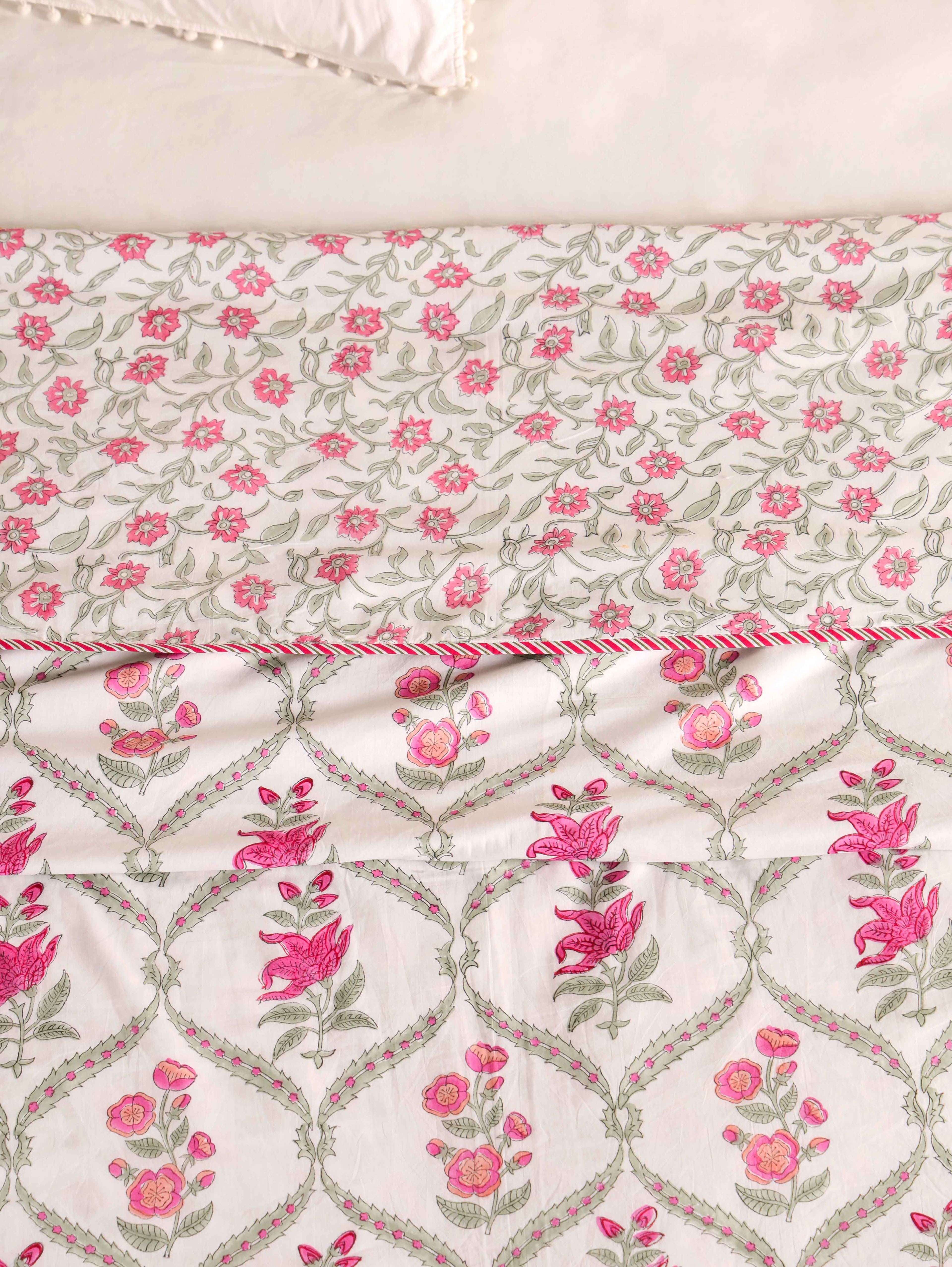 Premium Cotton Hand Block Print Reversible Dohar