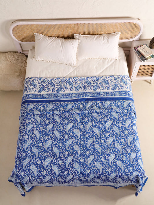 Premium Cotton Hand Block Print Reversible Dohar