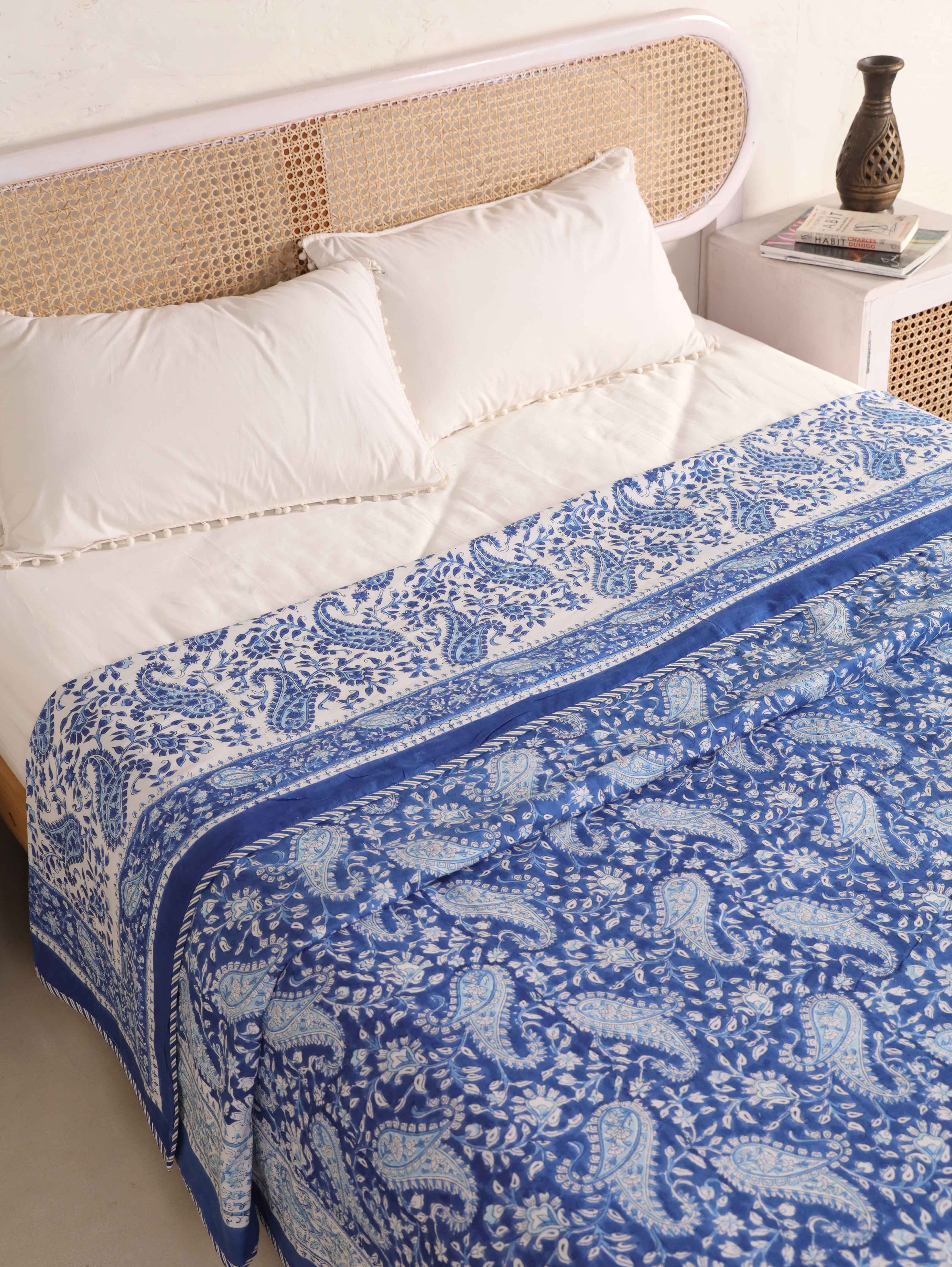 Premium Cotton Hand Block Print Reversible Dohar