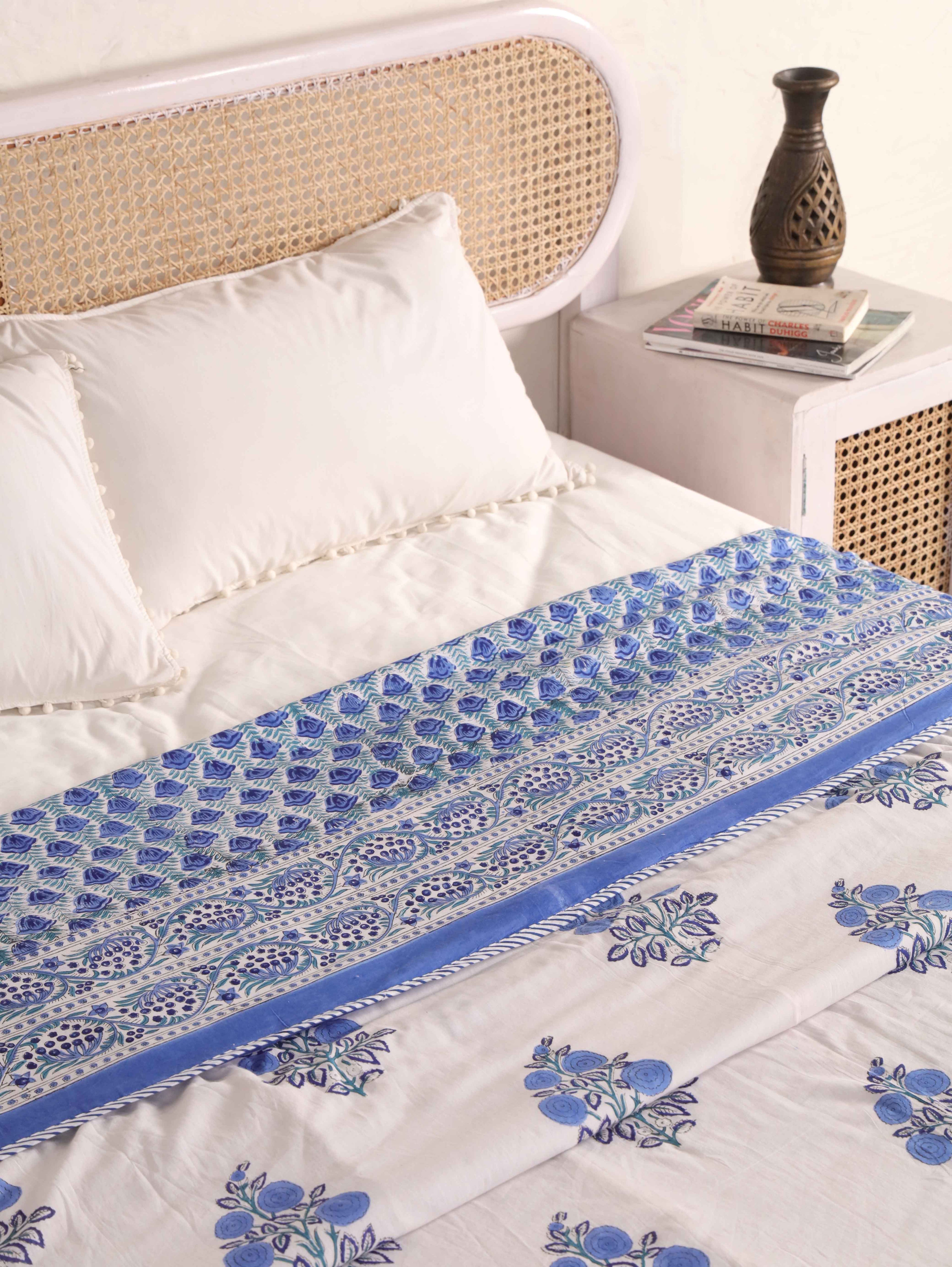 Premium Cotton Hand Block Print Reversible Dohar