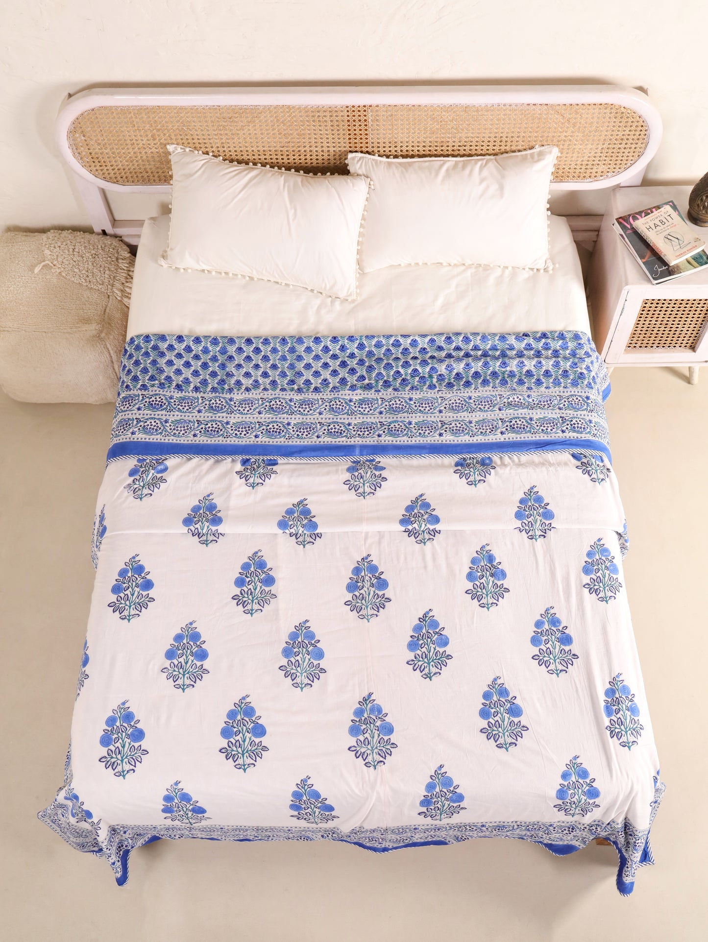 Premium Cotton Hand Block Print Reversible Dohar