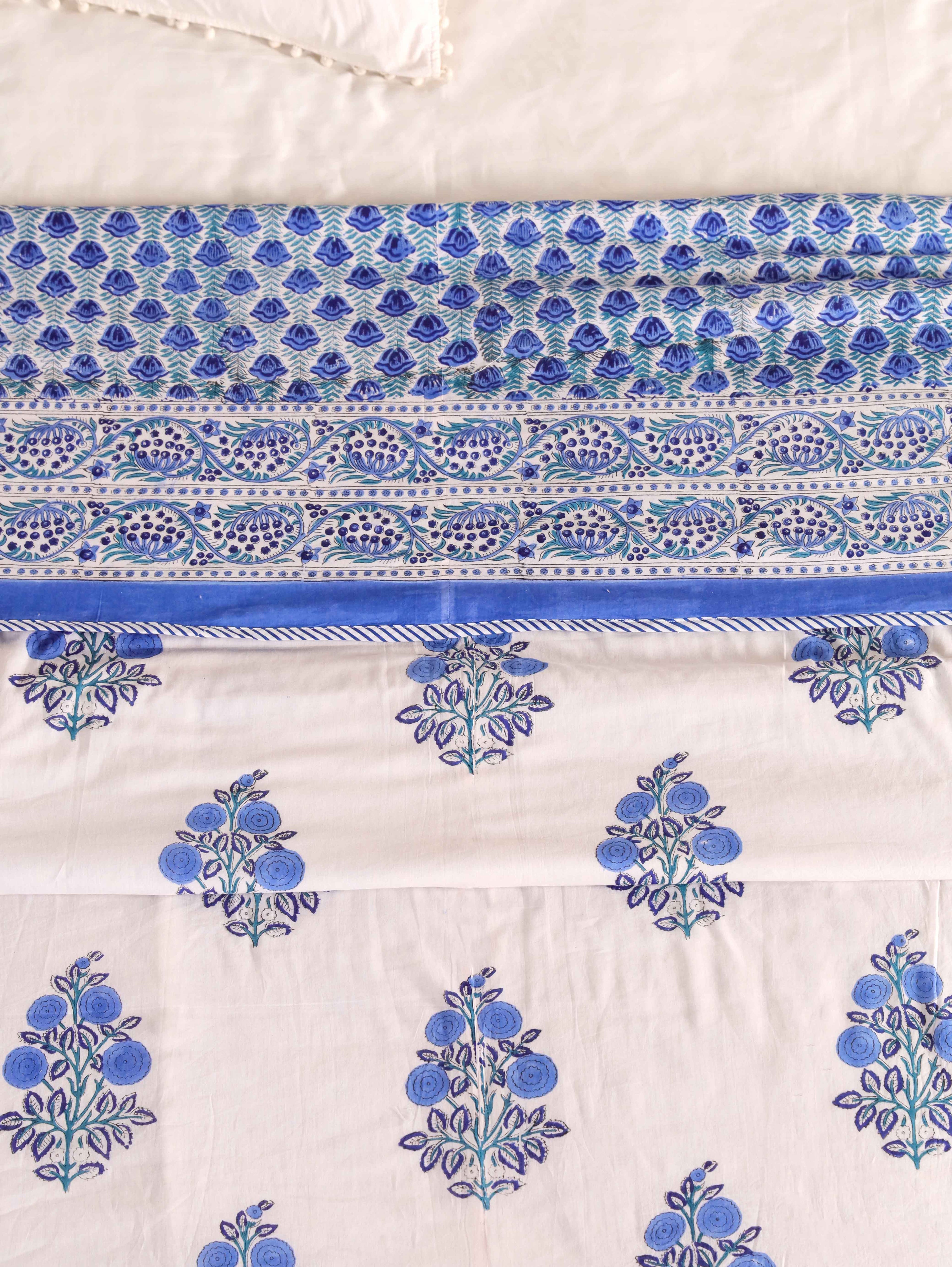 Premium Cotton Hand Block Print Reversible Dohar