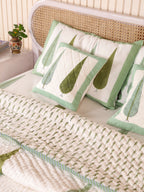 ROYAL GREEN TILAK HAND BLOCK PRINT 6-PICES BEDDING SET'S