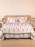GULNAAR JAAL HAND BLOCK PRINT 6-PICES BEDDING SET'S
