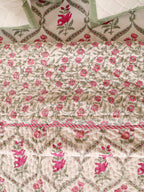 GULNAAR JAAL HAND BLOCK PRINT 6-PICES BEDDING SET'S