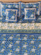 ROYAL INDIGO GLORY HAND BLOCK PRINT 6-PICES BEDDING SET'S