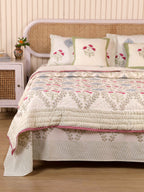 CLASSIC MUGHAL BALE HAND BLOCK PRINT 6-PICES BEDDING SET'S