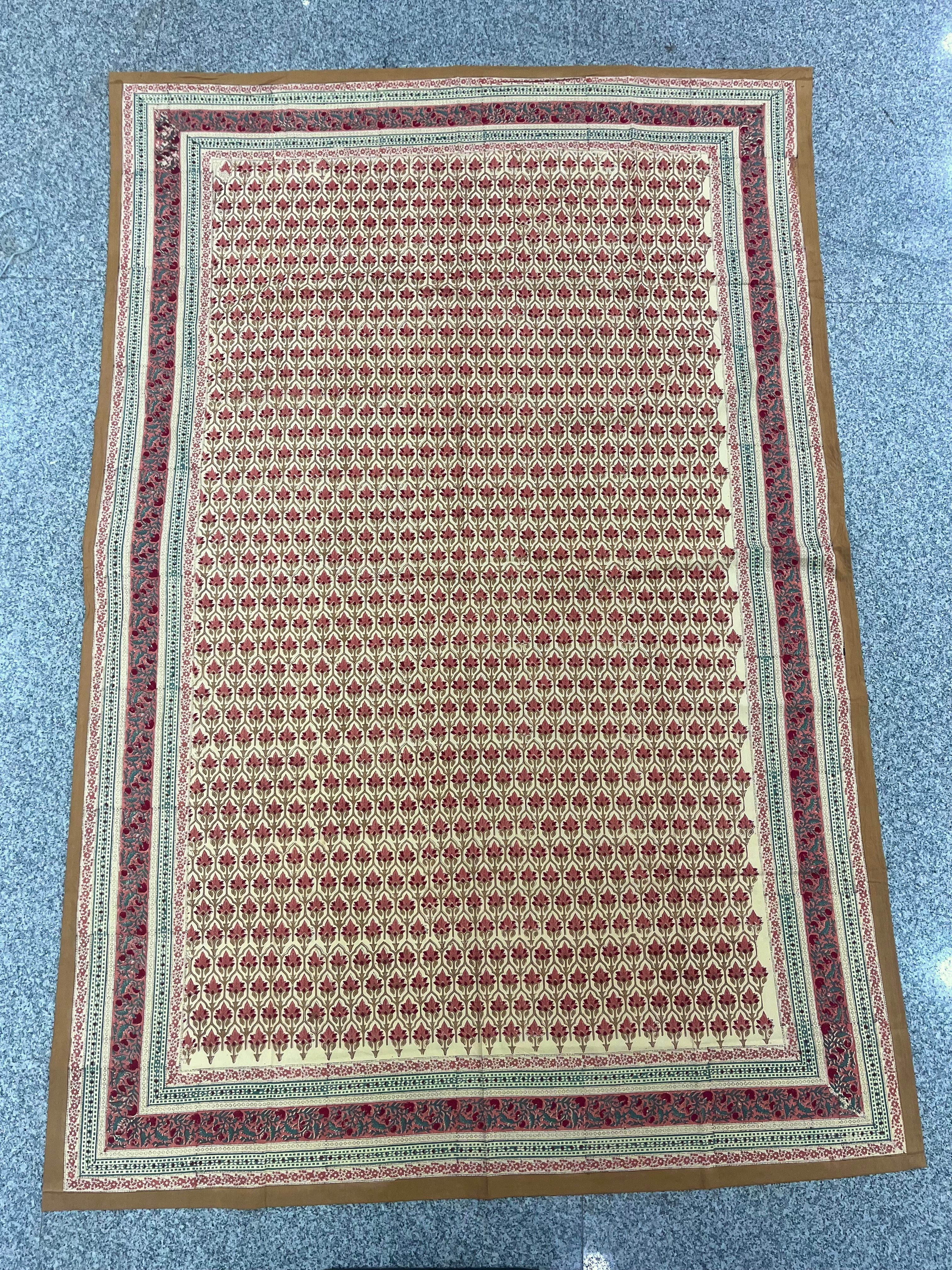 Hand Block Printed Table Cloth