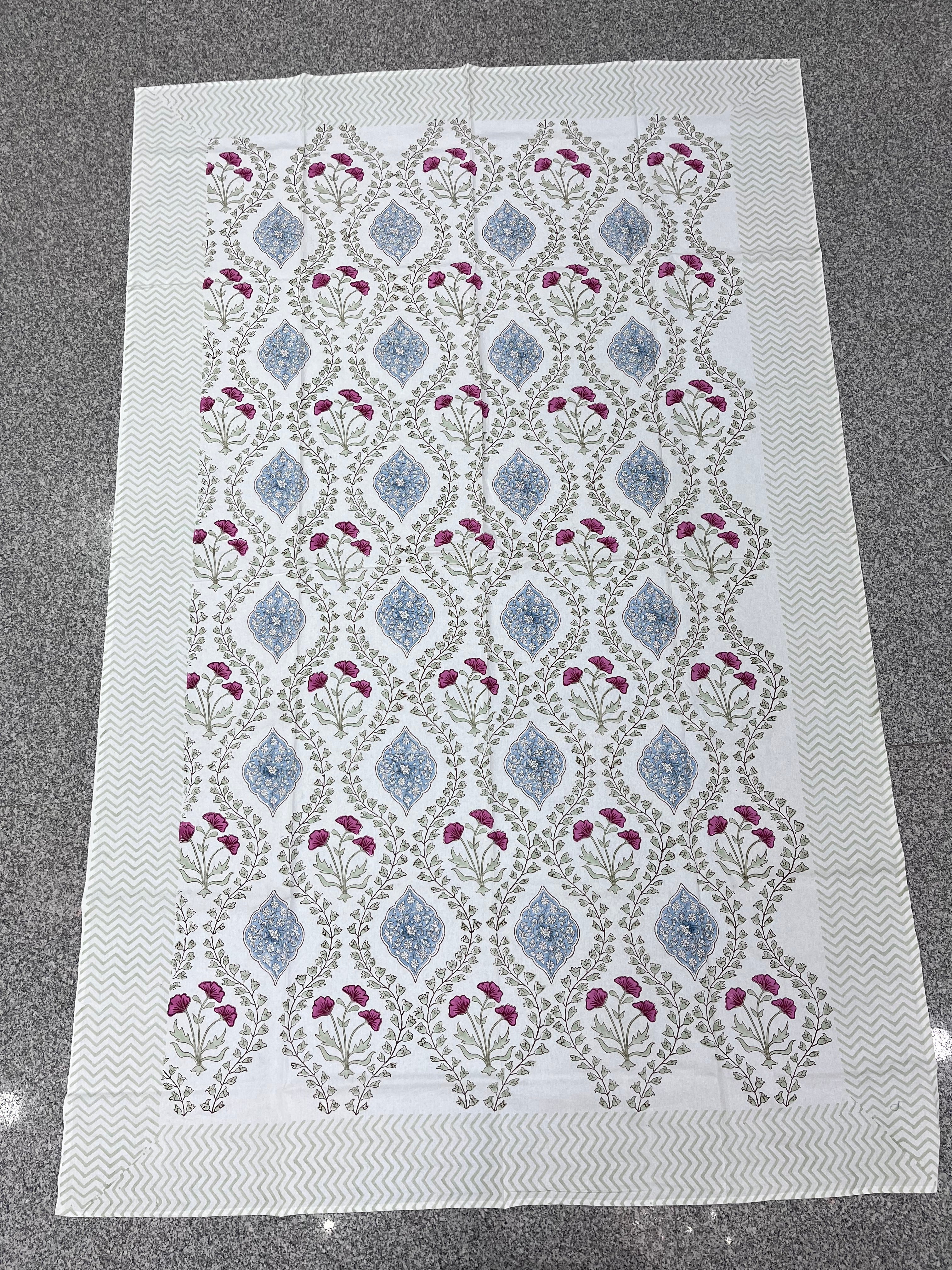 Hand Block Printed Table Cloth