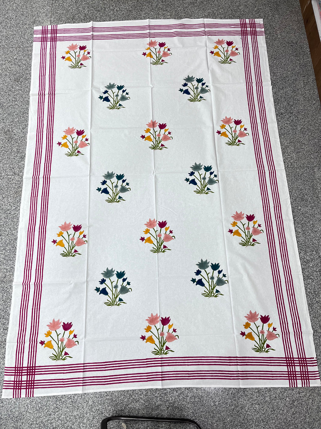 Hand Block Printed Table Cloth