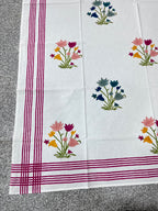 Hand Block Printed Table Cloth