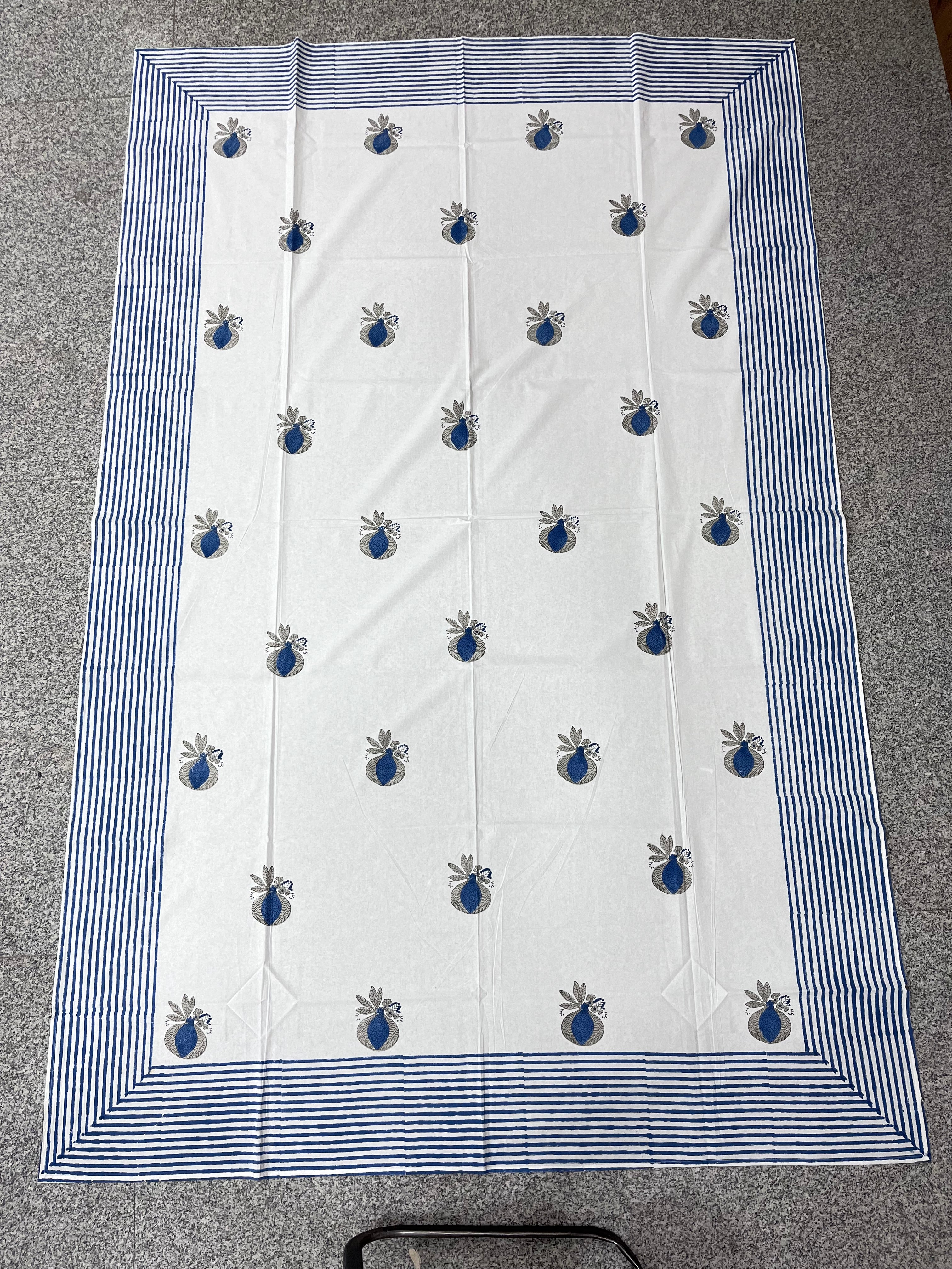 Hand Block Printed Table Cloth