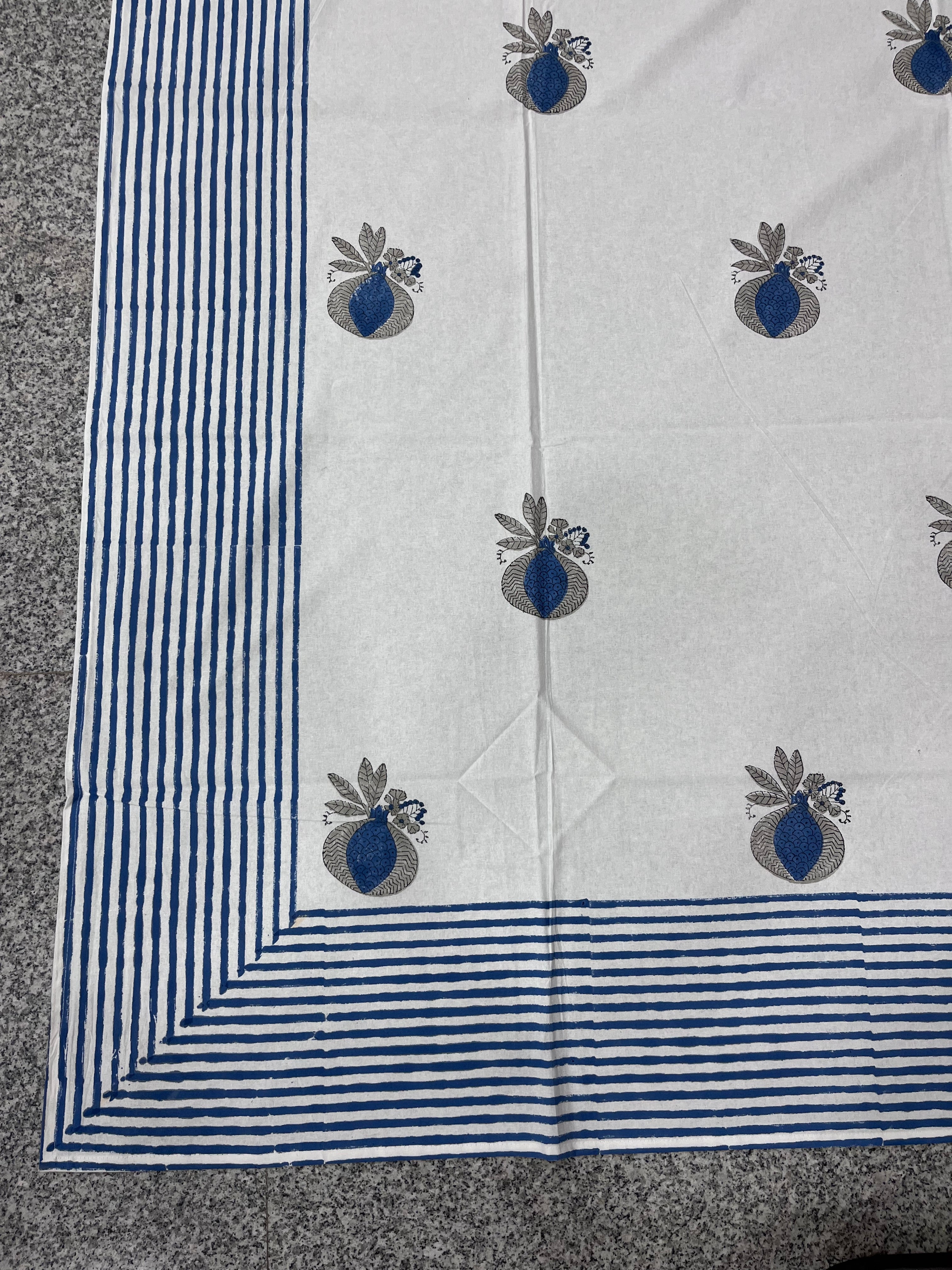 Hand Block Printed Table Cloth