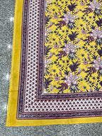 Hand Block Printed Table Cloth
