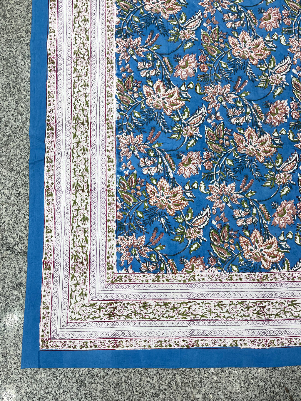 Hand Block Printed Table Cloth