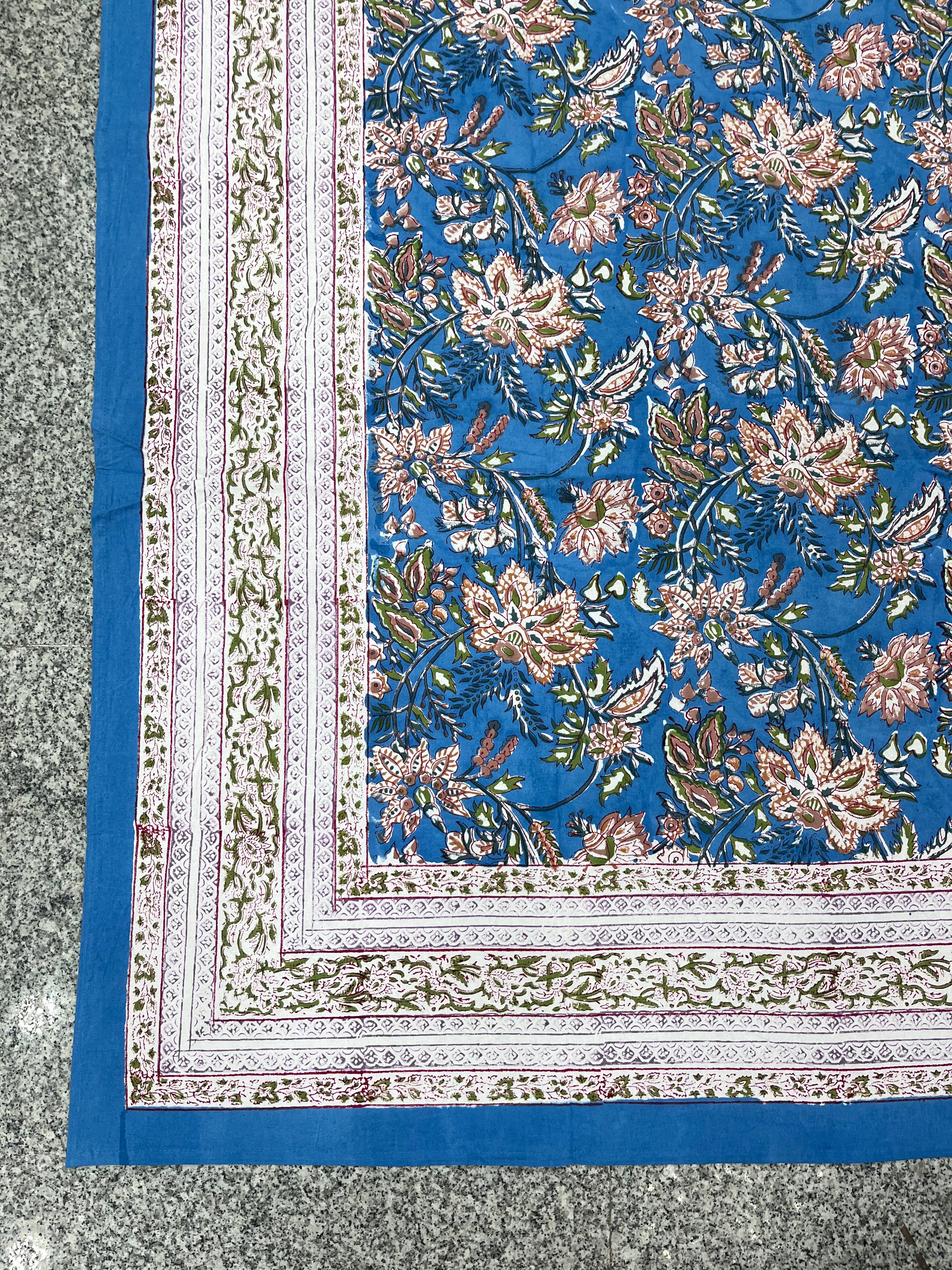 Hand Block Printed Table Cloth