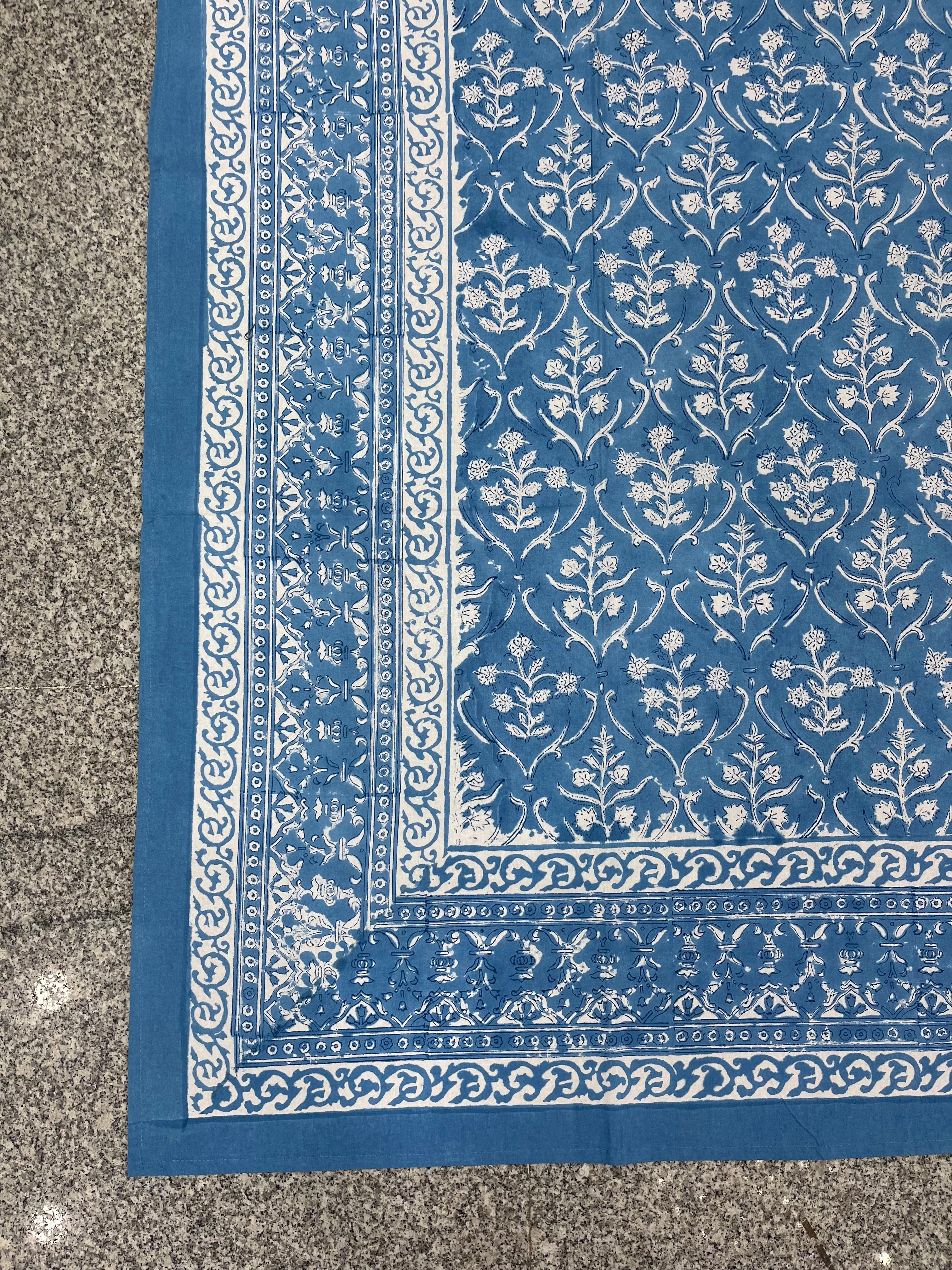 Hand Block Printed Table Cloth